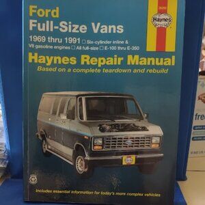 HAYNES 1969 THRU 1991FORD HAYNES REPAIR MANUAL IN VERY GOOD CONDITION